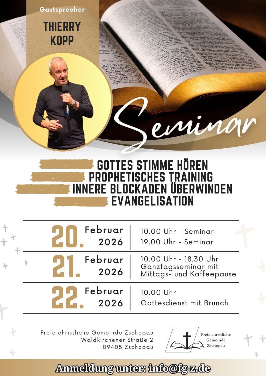 Seminar mit Gastsprecher Thierry Kopp, 20.-22. Februar 2026